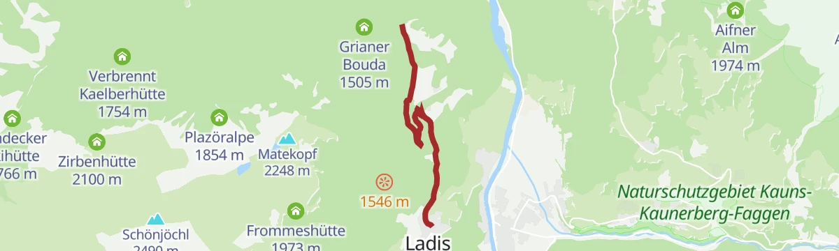 Route map: Wodeturm über Greitweg
